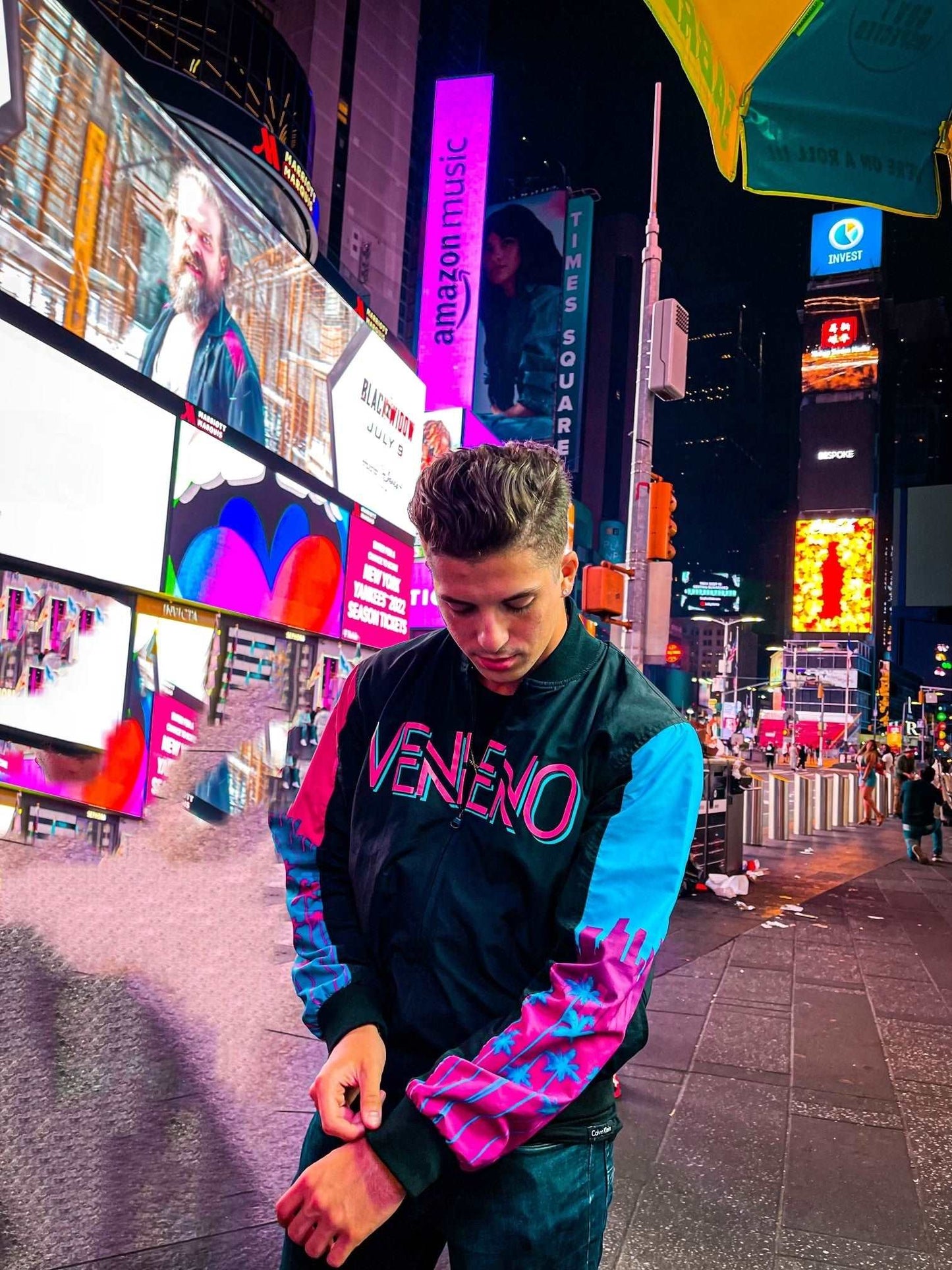 Veneno Miami Nights Bomber Jacket Jacket Veneno