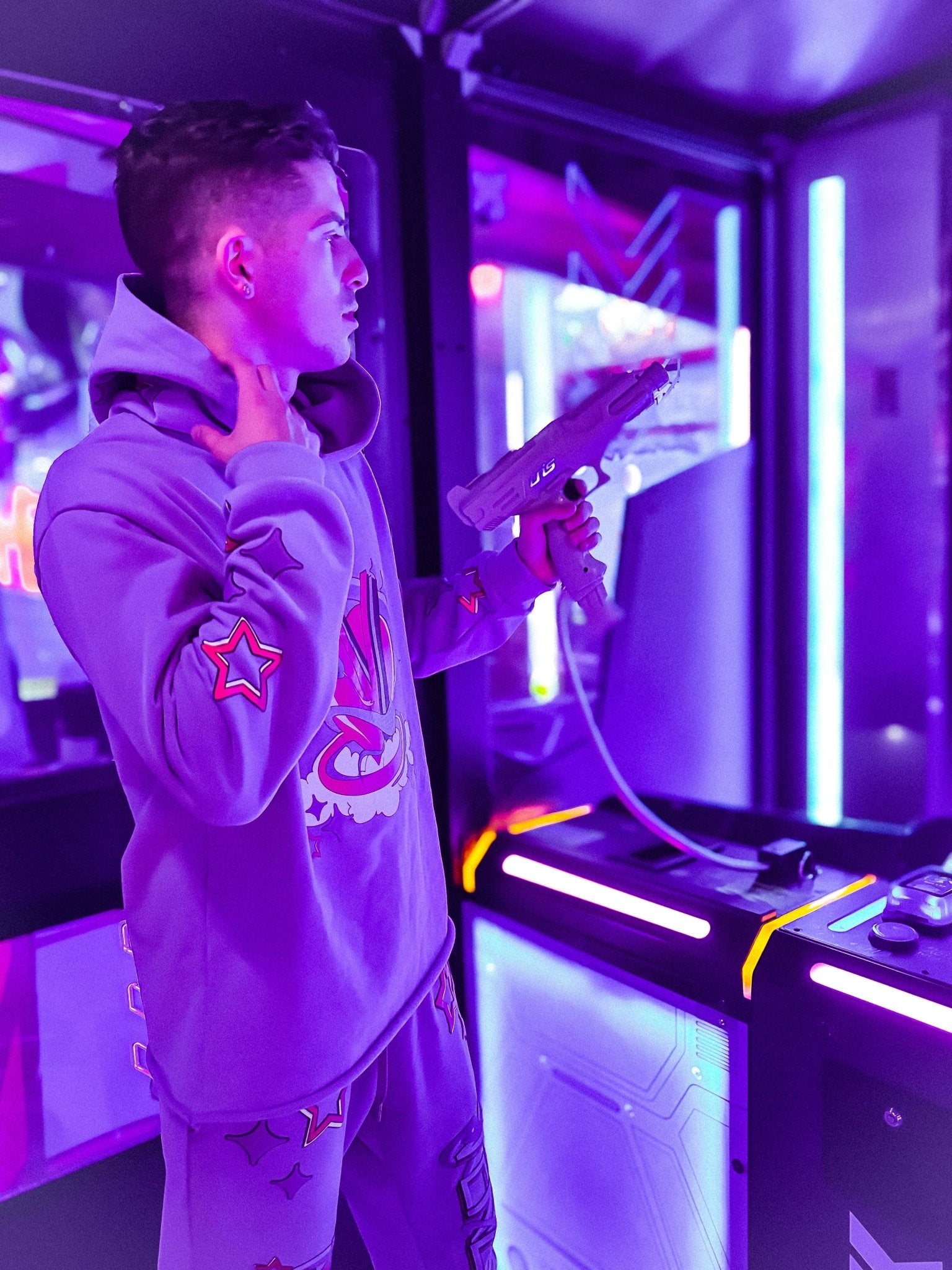 Veneno Paradise Purple Hoodie