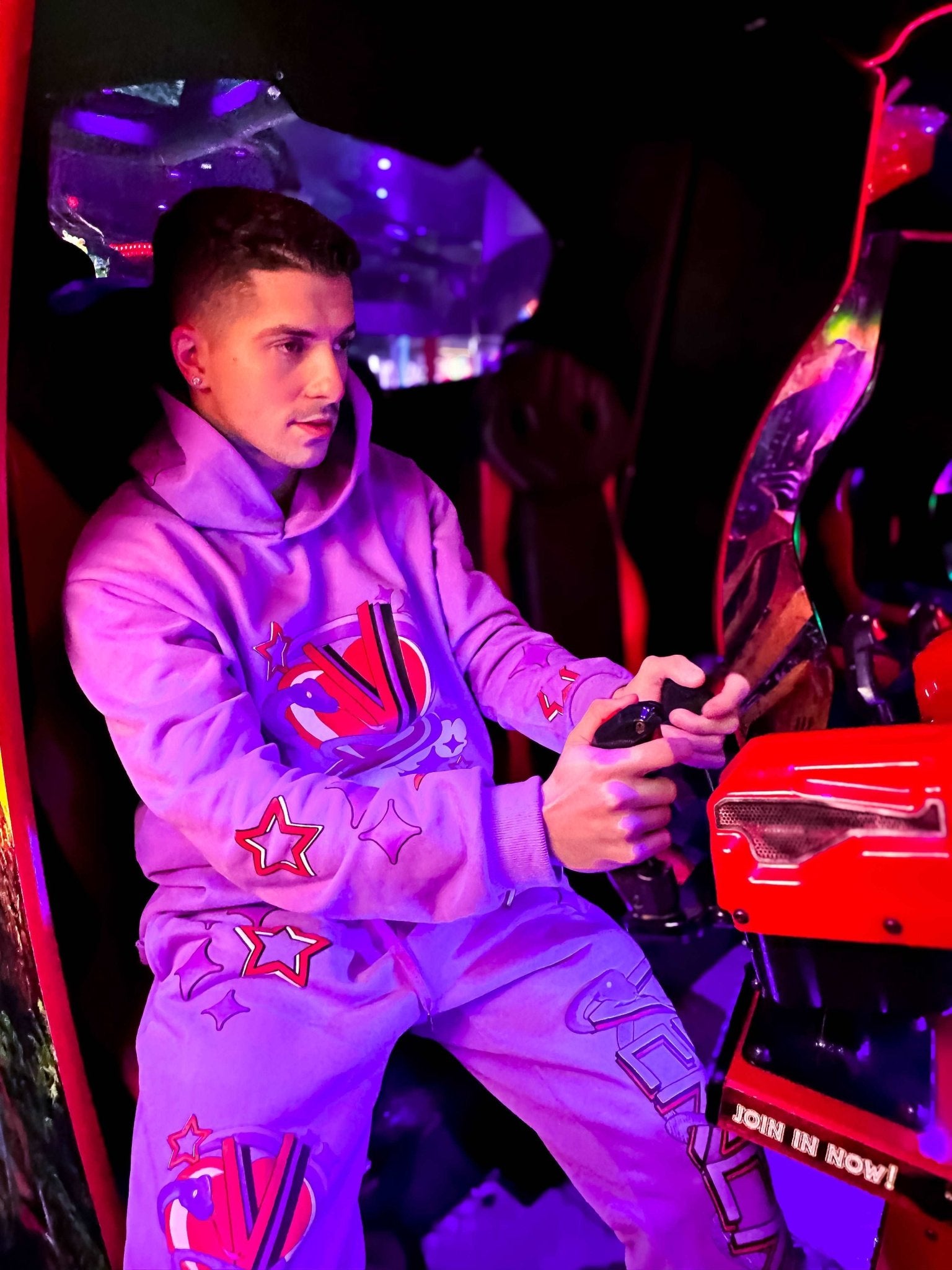 Veneno Paradise Purple Hoodie