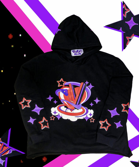 Veneno Galaxy Black Hoodie