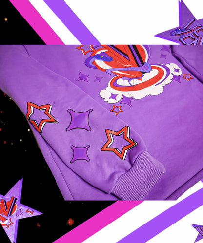 Veneno Paradise Purple Hoodie